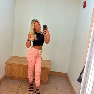 Women's Tommy Hilfigger Pink Jogger Pants